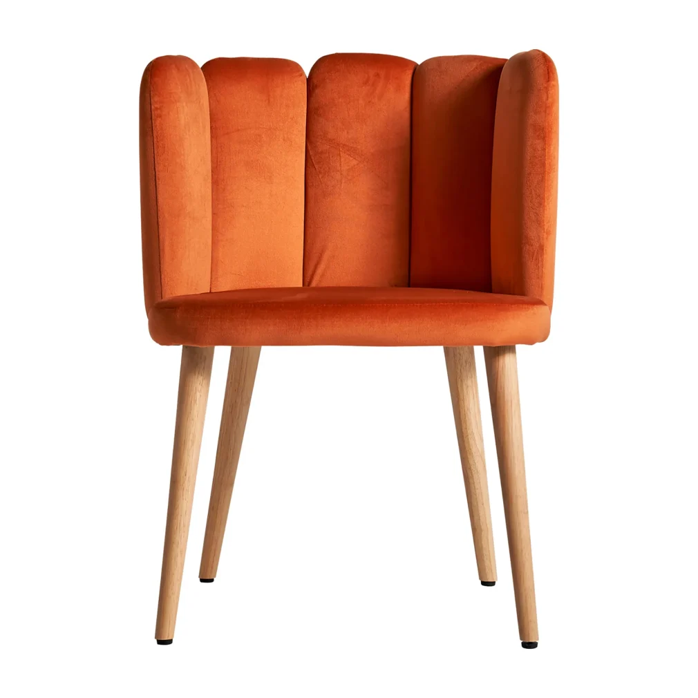 Silla vergne Terciopelo Art deco 55x52x74