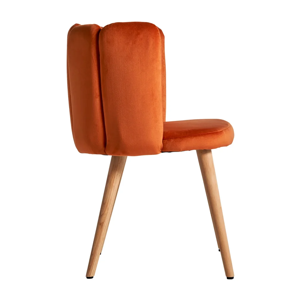 Silla vergne Terciopelo Art deco 55x52x74