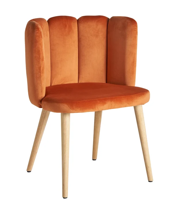 Silla vergne Terciopelo Art deco 55x52x74