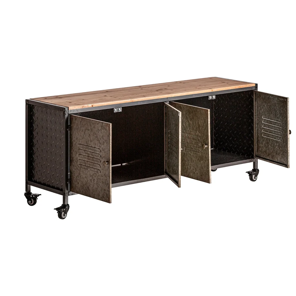 Mueble tv crieff Hierro Industrial 135x35x55