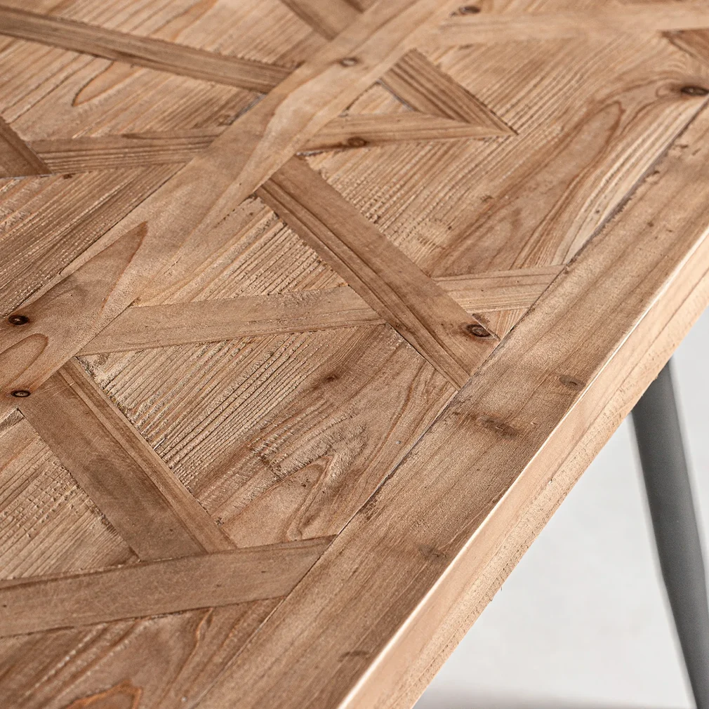 Mesa comedor longford Madera de abeto Industrial 200x90x77