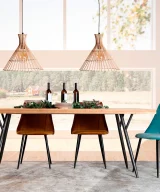 Mesa comedor longford Madera de abeto Industrial 200x90x77
