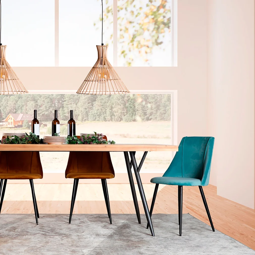 Mesa comedor longford Madera de abeto Industrial 200x90x77