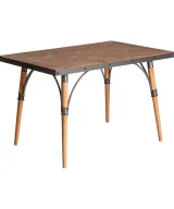 Mesa comedor longford Madera de abeto Industrial 120x81x76