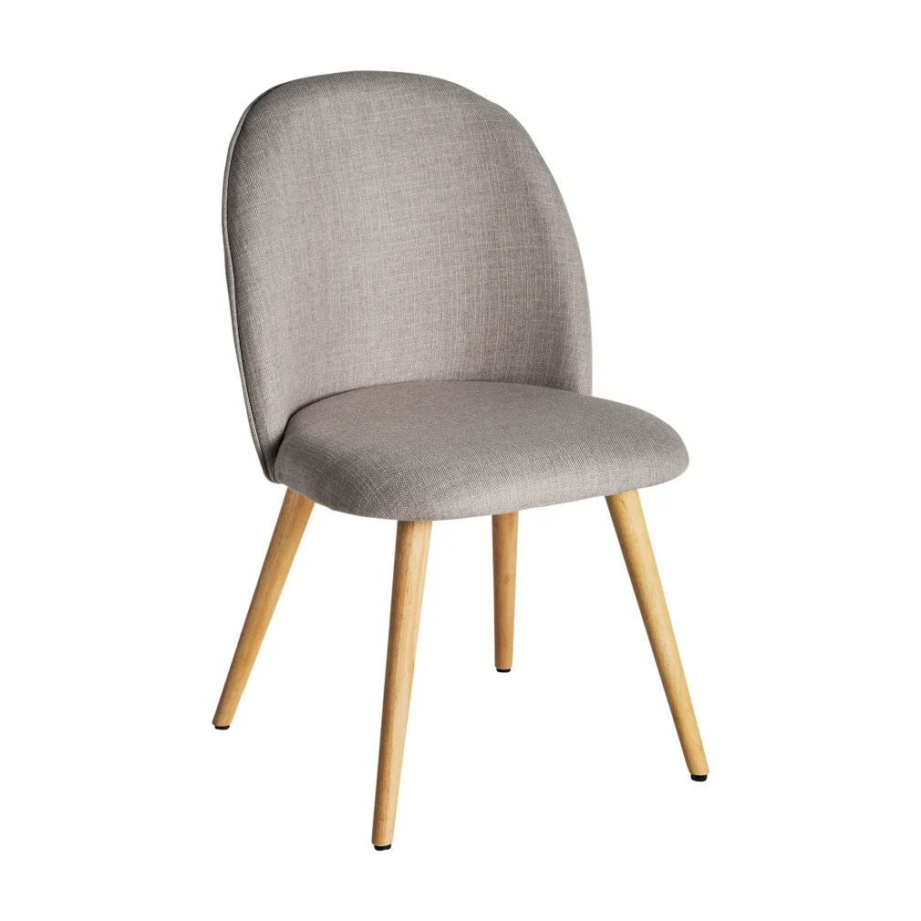 Pack de 2 Silla lula Poliéster Vintage 48x49x83