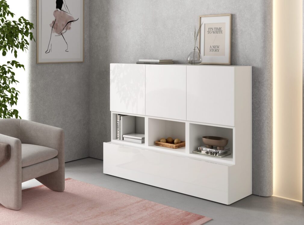 Mueble auxiliar BLOCK color BLANCO