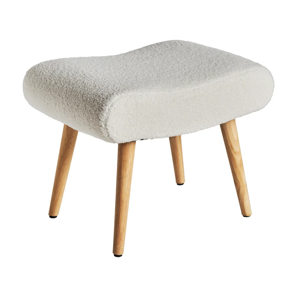 Pack de 2 Reposapiés bats Algodón bouclé Art deco 50x37x41