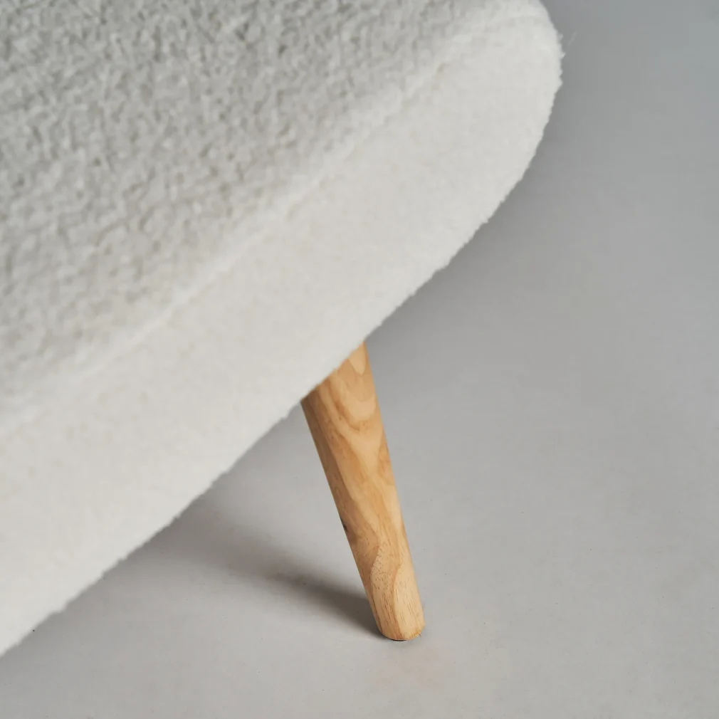 Pack de 2 Reposapiés bats Algodón bouclé Art deco 50x37x41