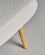 Pack de 2 Reposapiés bats Algodón bouclé Art deco 50x37x41