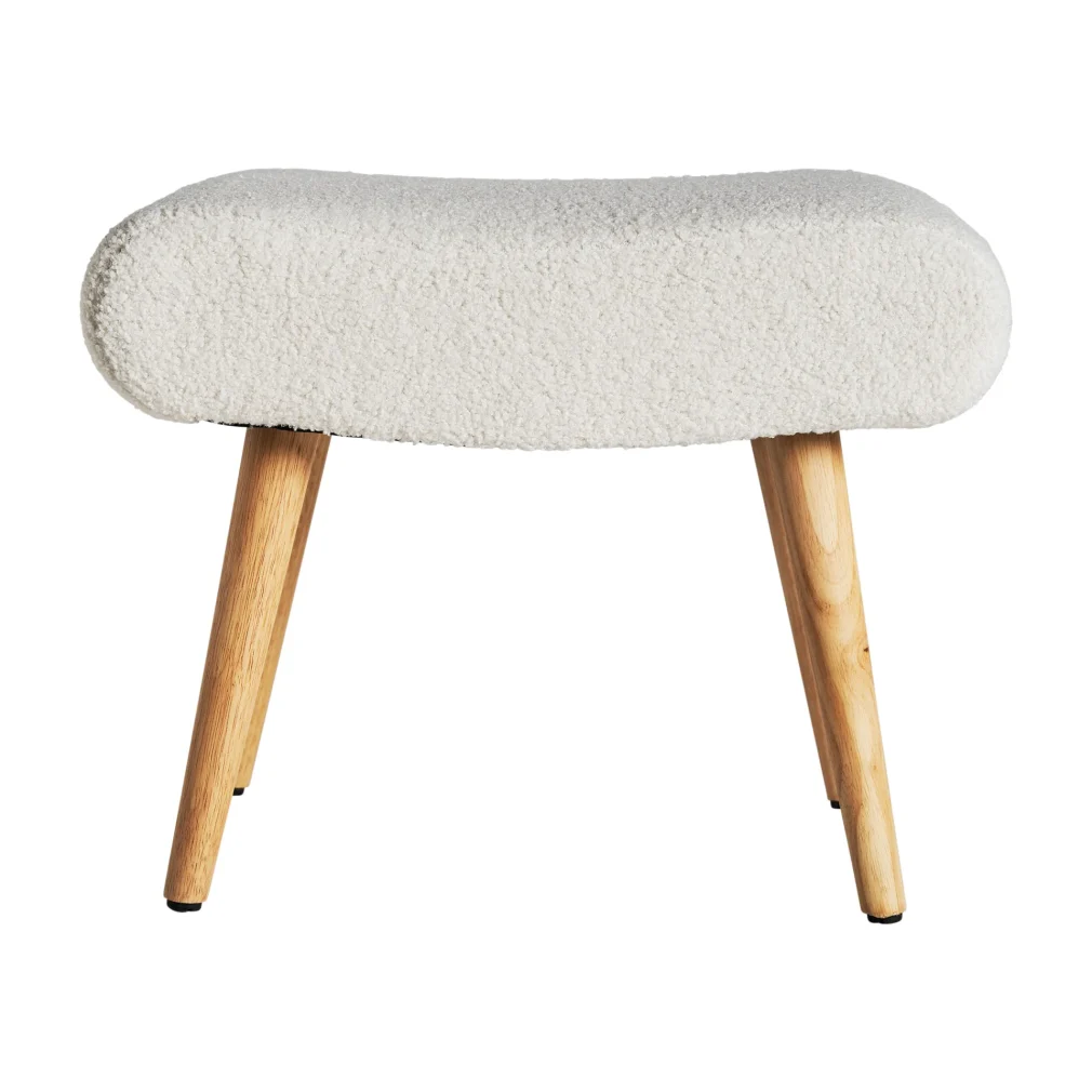 Pack de 2 Reposapiés bats Algodón bouclé Art deco 50x37x41