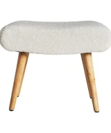 Pack de 2 Reposapiés bats Algodón bouclé Art deco 50x37x41