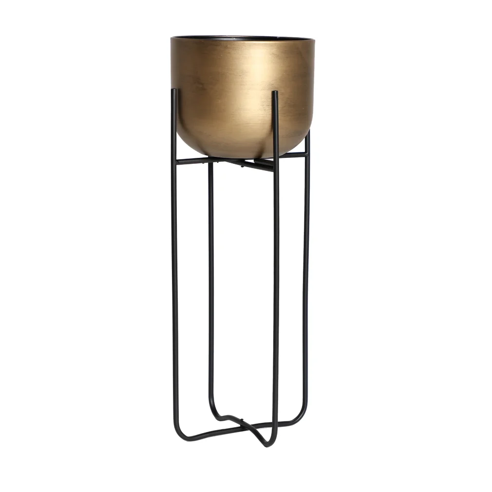 Macetero allan Hierro Art deco 28x28x71