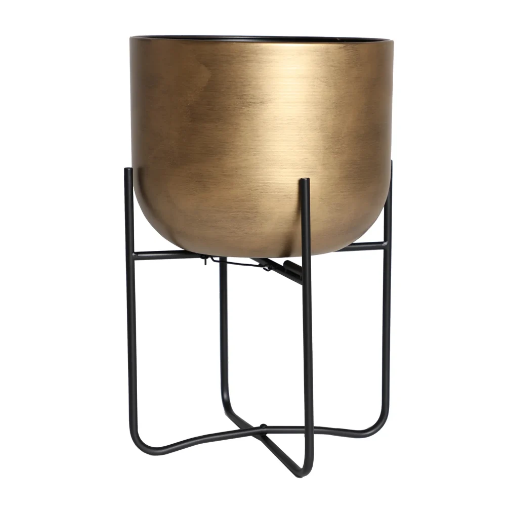Macetero allan Hierro Art deco 31x31x50