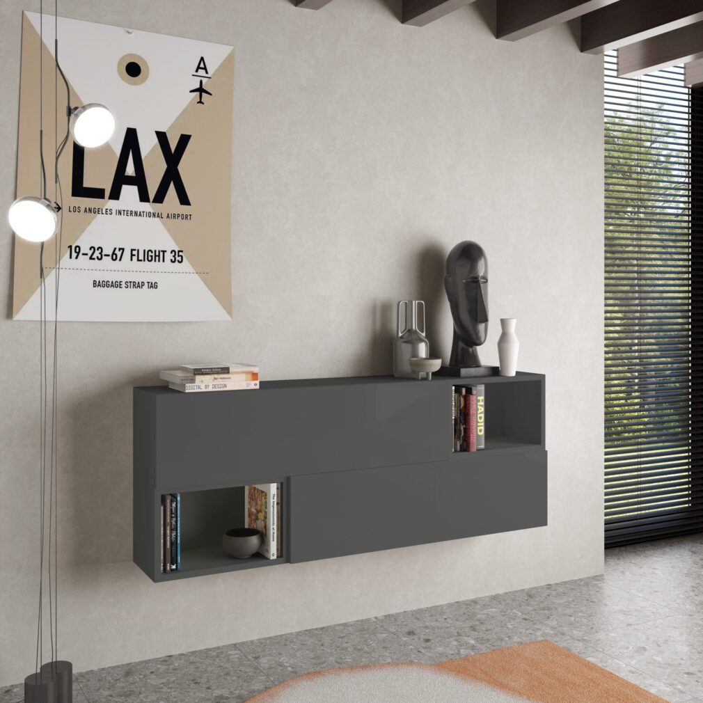 Mueble auxiliar BLOCK color GRAFITO