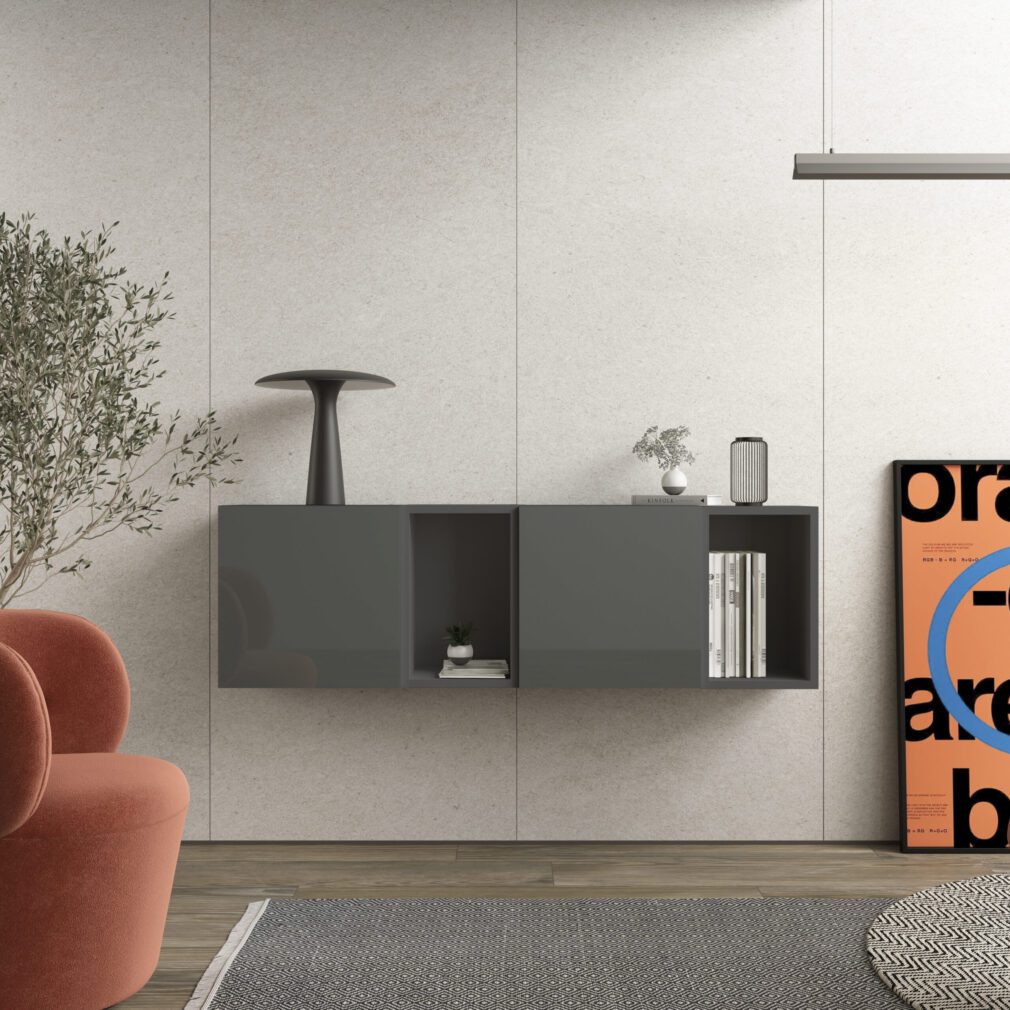Mueble auxiliar BLOCK color GRAFITO