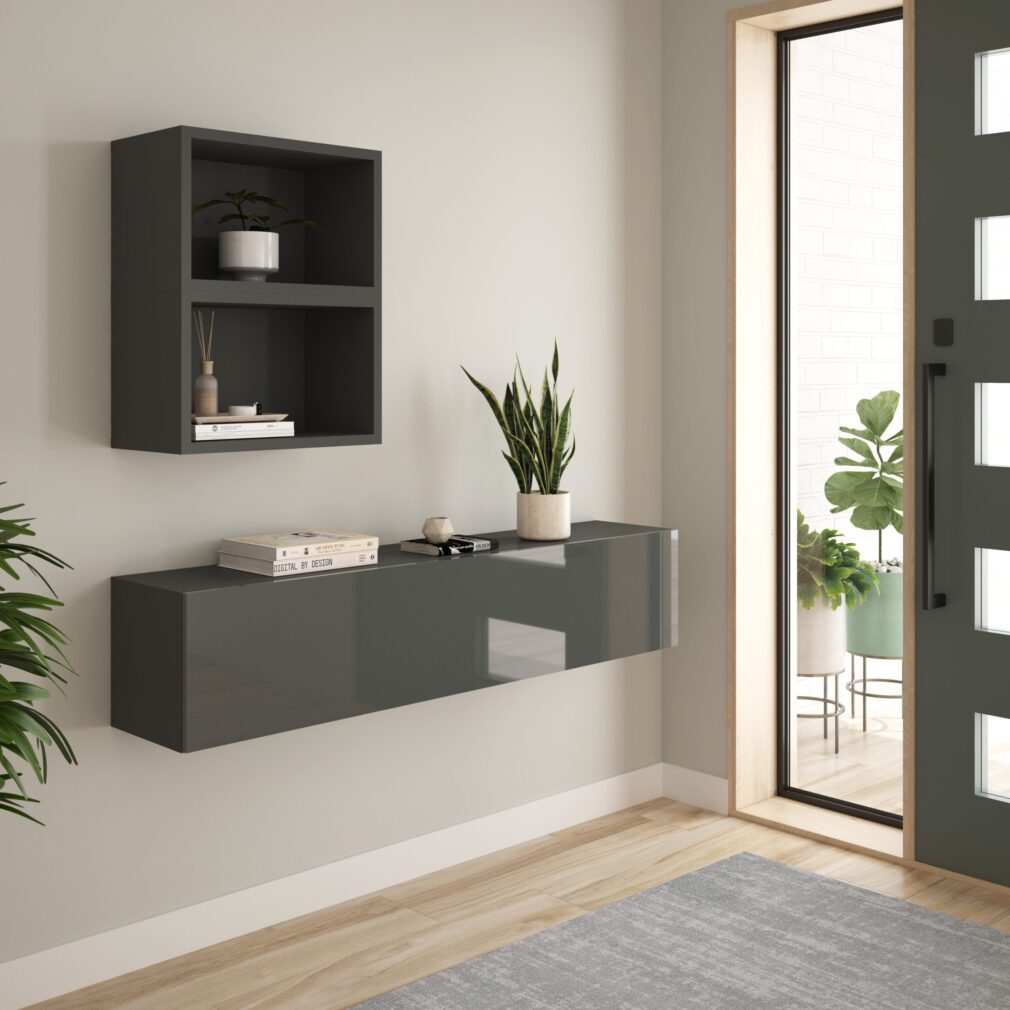 Mueble auxiliar BLOCK color GRAFITO