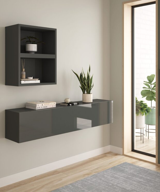 Mueble auxiliar BLOCK color GRAFITO