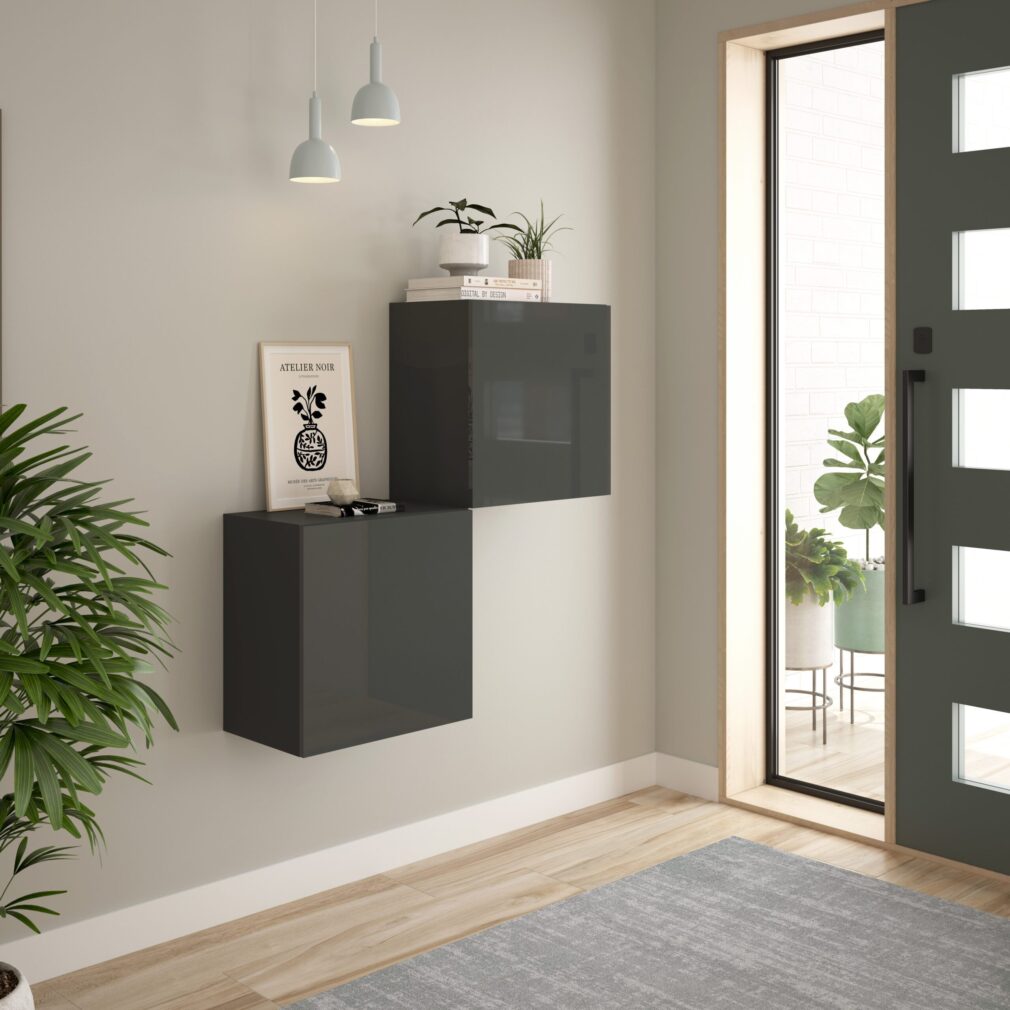 Mueble auxiliar BLOCK color GRAFITO