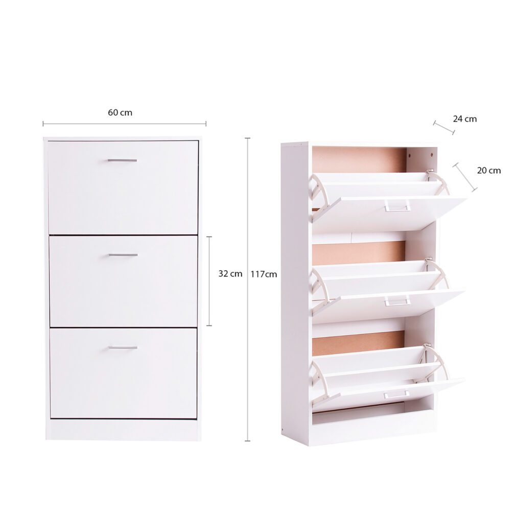 Zapatero blahnik Madera dm Shabby chic 60x24x117