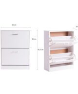 Zapatero blahnik Madera dm Shabby chic 60x24x81