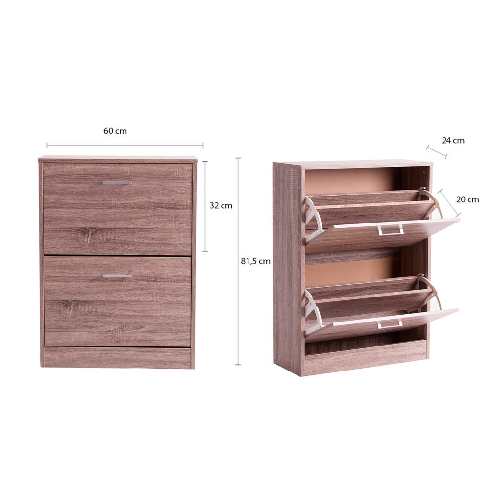 Zapatero blahnik Madera dm Shabby chic 60x24x81