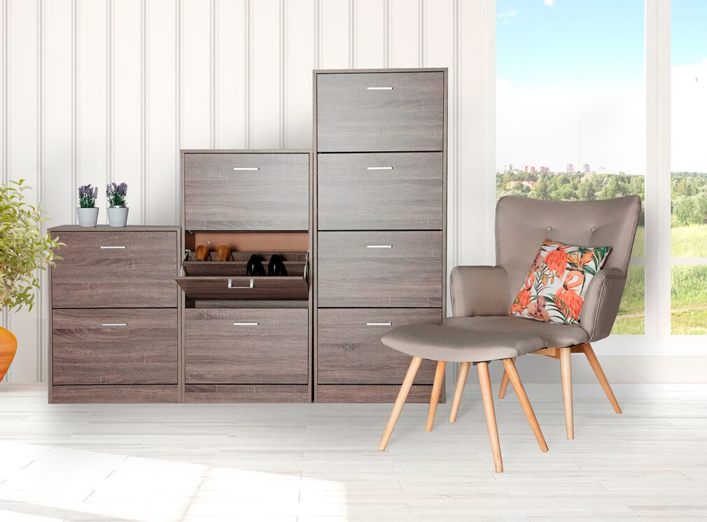 Zapatero blahnik Madera dm Shabby chic 60x24x81