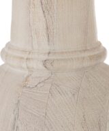 Mesa comedor blanco rozado 120 x 120 x 76 cm