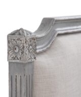 Cabecero gris madera / tejido 162 x 7 x 144 cm