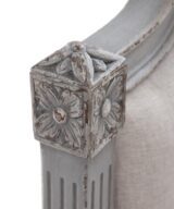 Cabecero gris madera / tejido 162 x 7 x 144 cm