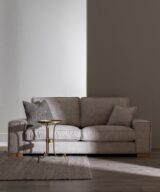 Sofá 3 plazas beige tejido salón 230 x 93 x 97 cm