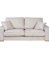 Sofá 3 plazas beige tejido salón 230 x 93 x 97 cm