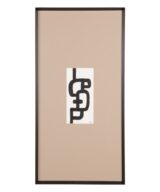 Pack de 3 Cuadro pintura 3/m negro-crema 63 x 4 x 122 cm