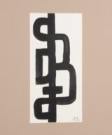 Pack de 3 Cuadro pintura 3/m negro-crema 63 x 4 x 122 cm