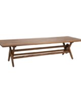 Mesa comedor natural madera de suar 300 x 110 x 76 cm