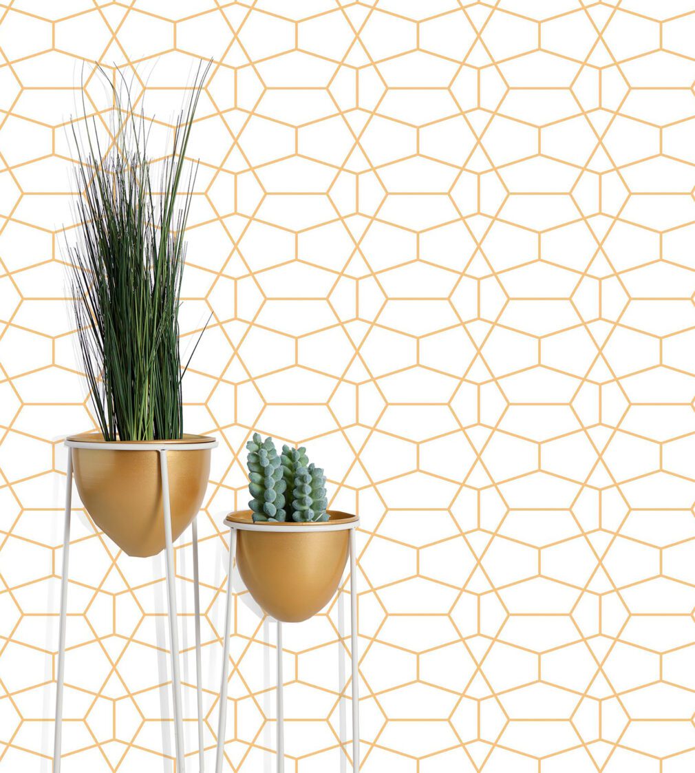 Pack de 2 Planta Plástico Colonial 20x20x66