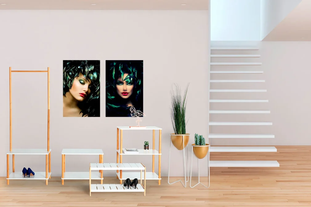 Pack de 2 Macetero j/2 Hierro Art deco 25x25x55