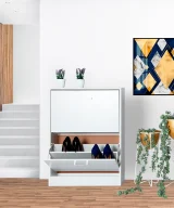Pack de 2 Macetero j/2 Hierro Art deco 25x25x55