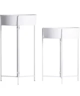 Macetero j/2 Hierro Shabby chic 41x41x66